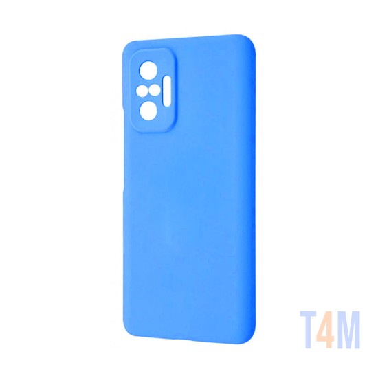 Funda de Silicona Para Xiaomi Redmi Note 10s Azul